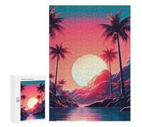 Jigsaw Puzzles for Adults 300 PCS Beautiful Sunrise Adult Jigsaw Puzzle Family Game Presents for Women Birthday Present, Gifts, 300 PCS