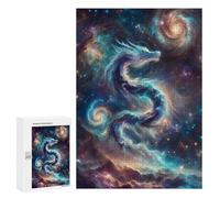 Jigsaw Puzzles for Adults 300 PCS Celestial Stardust Dragon Jigsaws for Adults Relax Games Presents for Women Gifts for Friends And Family 300 PCS