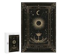 Jigsaw Puzzles for Adults 300 PCS Chalice Eclipse Adult Puzzles Brain Teaser Game Presents for Women Gifts for Friends And Family 300 PCS