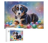 Jigsaw Puzzles for Adults 300 PCS Colorful Bubble Adventure Jigsaw Relaxing Games Analysis And Logic Unique Birthday And Xmas Gifts 300 PCS