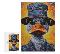 Jigsaw Puzzles for Adults 300 PCS Colorful Duck Portrait Jigsaws for Adults Fun Games Perfect Decoration Challenging To Complete 300 PCS