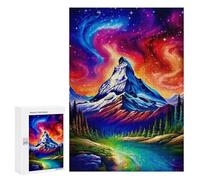 Jigsaw Puzzles for Adults 300 PCS Colorful Mountain Dreamscape Puzzle for Adults Relax Games Difficult Hard Gifts for Friends And Family 300 PCS