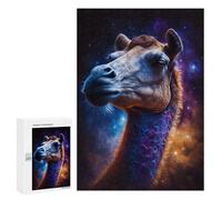 Jigsaw Puzzles for Adults 300 PCS Cosmic Camel Portrait-3 Jigsaw Puzzles for Teenagers Improve Memory Train Your Brain And Hands Stress Reduction Gifts 300 PCS