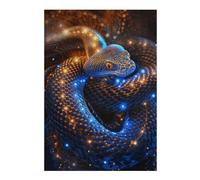 Jigsaw Puzzles for Adults 300 PCS Cosmic Celestial Snake Jigsaws for Adults Relaxing Games Wall Decoration Fun Activities at Home 300 PCS