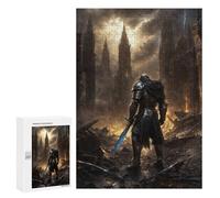 Jigsaw Puzzles for Adults 300 PCS Defiance in The Ruins Adult Puzzles Brain Teaser Game Presents for Women Gifts for Friends And Family 300 PCS