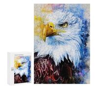 Jigsaw Puzzles for Adults 300 PCS Eagle Watercolor Adult Jigsaw Puzzle Family Game Presents for Women Birthday Present, Gifts, 300 PCS