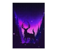 Jigsaw Puzzles for Adults 300 PCS Enchanted Forest Night Jigsaws for Adults Relaxing Games Wall Decoration Fun Activities at Home 300 PCS