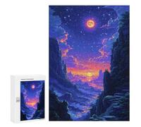 Jigsaw Puzzles for Adults 300 PCS Enchanted Valley of Stars Puzzles for Teenagers Precision Cutting Difficult And Challenge Birthday And Unique Gifts 300 PCS