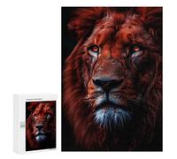 Jigsaw Puzzles for Adults 300 PCS Fierce Lion Portrait Adult Jigsaw Puzzle Relax Games Wall Decoration Gifts for Friends And Family 300 PCS
