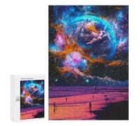 Jigsaw Puzzles for Adults 300 PCS Galactic Beach Dreamscape -1 Jigsaws for Adults Family Games Stress Reliever Birthday Present, Gifts, 300 PCS