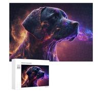 Jigsaw Puzzles for Adults 300 PCS Galactic Canine Majesty -2 Jigsaws for Adults Fun Games Perfect Decoration Challenging To Complete 300 PCS