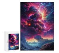 Jigsaw Puzzles for Adults 300 PCS Galactic Stormscape Jigsaws for Adults Fun Games Perfect Decoration Challenging To Complete 300 PCS