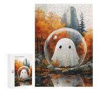 Jigsaw Puzzles for Adults 300 PCS Ghost in Autumn Forest Adult Jigsaw Puzzle Relax Games Wall Decoration Gifts for Friends And Family 300 PCS