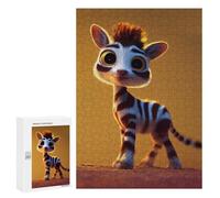 Jigsaw Puzzles for Adults 300 PCS Giraffe Cub Adventure Jigsaw Puzzle Family Game But Fun And Humorous Birthday Present, Gifts, 300 PCS