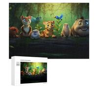 Jigsaw Puzzles for Adults 300 PCS Jungle Adventure Animal Friends -1 Jigsaws for Adults Fun Games Perfect Decoration Challenging To Complete 300 PCS