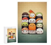 Jigsaw Puzzles for Adults 300 PCS Kawaii Japan Sushi Rolls Jigsaws for Adults Relax Games Presents for Women Gifts for Friends And Family 300 PCS