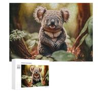 Jigsaw Puzzles for Adults 300 PCS Koala in The Wild Nature's Adorable Masterpiece Jigsaw Relaxing Games Analysis And Logic Unique Birthday And Xmas Gifts 300 PCS