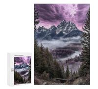 Jigsaw Puzzles for Adults 300 PCS Mountain River Landscape Jigsaw Puzzles for Teenagers Improve Memory Train Your Brain And Hands Stress Reduction Gifts 300 PCS