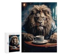 Jigsaw Puzzles for Adults 300 PCS Not Without My Coffee Adult Puzzles Brain Teaser Game Presents for Women Gifts for Friends And Family 300 PCS