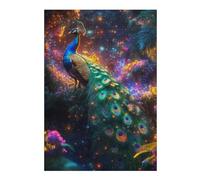 Jigsaw Puzzles for Adults 300 PCS Peacock in A Dreamy Forest Jigsaws for Adults Relaxing Games Wall Decoration Fun Activities at Home 300 PCS