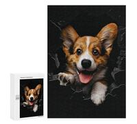 Jigsaw Puzzles for Adults 300 PCS Pemproke Welsh Corgi Teenagers Puzzles DIY Toys Home Decoration Unique Birthday And Xmas Gifts 300 PCS