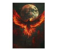 Jigsaw Puzzles for Adults 300 PCS Phoenix Full Moon Jigsaws for Adults Relaxing Games Wall Decoration Fun Activities at Home 300 PCS