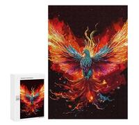 Jigsaw Puzzles for Adults 300 PCS Phoenix Vintage Jigsaws for Adults Relax Games Presents for Women Gifts for Friends And Family 300 PCS