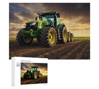 Jigsaw Puzzles for Adults 300 PCS Powerful Farm Tractor in Action -13 Jigsaw Relaxing Games Analysis And Logic Unique Birthday And Xmas Gifts 300 PCS