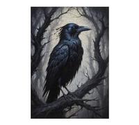 Jigsaw Puzzles for Adults 300 PCS Raven Perch Jigsaws for Adults Relaxing Games Wall Decoration Fun Activities at Home 300 PCS