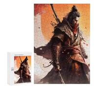 Jigsaw Puzzles for Adults 300 PCS Samurai Warrior Art Print Puzzle For Teenagerss But Fun And Humorous Wishlist with Santa Claus Unique Birthday And Xmas Gifts 300 PCS