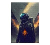 Jigsaw Puzzles for Adults 300 PCS Space Warrior Dawn of Heroes Jigsaw Puzzle Toy Wall Decor Analysis And Logic Challenging To Complete 300 PCS