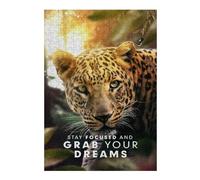 Jigsaw Puzzles for Adults 300 PCS Stay Focused Motivation Jigsaw Puzzle Toy Wall Decor Analysis And Logic Challenging To Complete 300 PCS