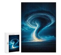 Jigsaw Puzzles for Adults 300 PCS Tornado Power Displayed Puzzles for Teenagers Precision Cutting Difficult And Challenge Birthday And Unique Gifts 300 PCS