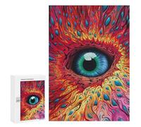 Jigsaw Puzzles for Adults 300 PCS Vibrant Psychedelia Adult Puzzles Brain Teaser Game Presents for Women Gifts for Friends And Family 300 PCS