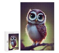 Jigsaw Puzzles for Adults 300 PCS Whimsical Owl Artwork Adult Jigsaw Puzzle Relax Games Wall Decoration Gifts for Friends And Family 300 PCS