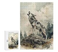 Jigsaw Puzzles for Adults 300 PCS Wolf Call of The Wild Adult Jigsaw Puzzle Relax Games Wall Decoration Gifts for Friends And Family 300 PCS