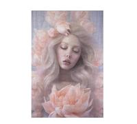 Jigsaw Puzzles for Adults 300 Piece Dream Large Puzzle Flower, Difficult Challenging Family Games for The Whole for Women, Wooden Jigsaws with Gift Box Packaging, Home Room Decor 38x26cm D-1572