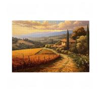Jigsaw Puzzles for Adults 300 Piece Farm Large Puzzle Autumn, Difficult Challenging Family Games for The Whole for Women, Wooden Jigsaws with Gift Box Packaging, Home Room Decor 38x26cm D-179