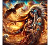 Jigsaw Puzzles for Adults 300 piece Female Leader Eagle, 300 Piece Difficult jigsaw puzzles for adults, Challenging Jigsaws 300 pieces, Puzzle Game for The Whole for Women, Gifts for Men 35x35cm