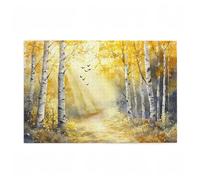 Jigsaw Puzzles for Adults 300 Piece Forest Large Puzzle Autumn, Difficult Challenging Family Games for The Whole for Women, Wooden Jigsaws with Gift Box Packaging, Home Room Decor 38x26cm D-366