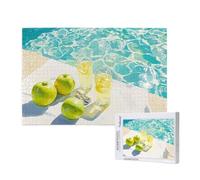 Jigsaw Puzzles for Adults 300 Piece Green Jigsaw Puzzles for Adults with Gift Box 40x28 cm, Wooden Puzzle Fruit Challenging Puzzle Games Home Decoration, for The Whole Family,p603t