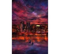 Jigsaw Puzzles for Adults 300 Piece jigsaw puzzles for Adult Educational Game Challenge Toy 300 Pieces Puzzle Challenging Games for The Whole for adults,Romantic City Couple puzzle Gifts