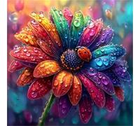 Jigsaw Puzzles for Adults 300 piece Ladybug Flower, 300 Piece Difficult jigsaw puzzles for adults, Challenging Jigsaws 300 pieces, Puzzle Game for The Whole for Women, Gifts for Men 35x35cm