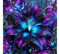 Jigsaw Puzzles for Adults 300 piece Purple Lily, 300 Piece Difficult jigsaw puzzles for adults, Challenging Jigsaws 300 pieces, Puzzle Game for The Whole for Women, Gifts for Men 35x35cm