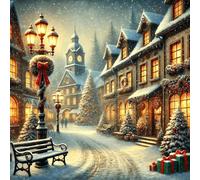 Jigsaw Puzzles for Adults 300 piece Shop Streets, 300 Piece Difficult jigsaw puzzles for adults, Challenging Jigsaws 300 pieces, Puzzle Game for The Whole for Women, Gifts for Men 35x35cm