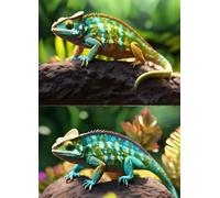 Jigsaw Puzzles for Adults 300 pieces,Chameleon puzzles for adults,Classic Educational Games DIY Handwork Puzzle for Home Decor Gift