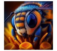 Jigsaw Puzzles for Adults 300 Pieces,Diligent Bee jigsaw Puzzle 14x14 inch Challenging puzzles,DIY Puzzles for Home Decoration,Family Puzzle Perfect for Game