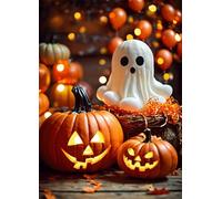 Jigsaw Puzzles for Adults 300 pieces,Ghost Pumpkins puzzles for adults,Classic Educational Games DIY Handwork Puzzle for Home Decor Gift