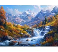 Jigsaw Puzzles for Adults 300 Pieces,Mountains Rivers puzzles for adults,Classic Educational Games DIY Handwork Puzzle for Home Decor Gift
