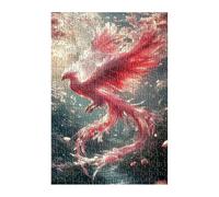 Jigsaw Puzzles for Adults 300 Pieces Pink Phoenix, Challenge High Difficulty, Educational Games Impossible Puzzle, Puzzles for Adults 300 Piece